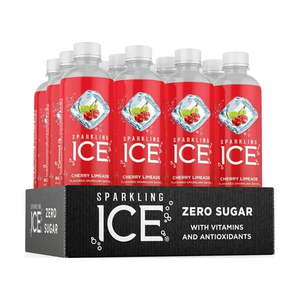 lot 2740 image: Sparkling Ice Cherry Limeade Sparkling Water  17 Fl Oz  12 Count Bottles BEST BY DEC 2026