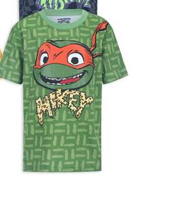 lot 2778 image: Nickelodeon Teenage Mutant Ninja Turtles Boys Short Sleeve T-Shirts for Big Kids size 8