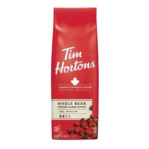 lot 2779 image: Tim Hortons Original Blend Whole Bean Coffee - Medium Roast - 32oz Bag