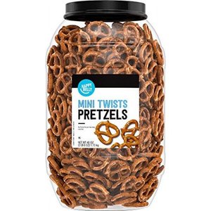 lot 2795 image: Happy Belly Mini Twist Pretzels  40oz (NO VISIBLE EXP DATE)