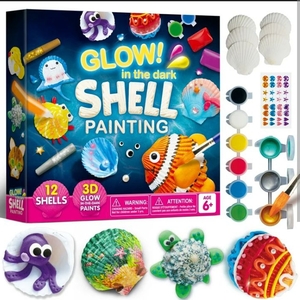 lot 2835 image: Glow in the Dark Shell Painting Kit