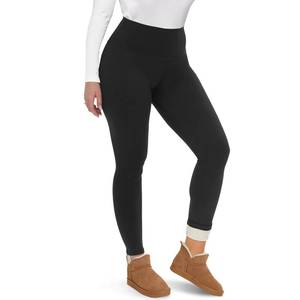 lot 2850 image: CAMPSNAIL Fleece Lined Leggings Women - Thick Soft High Waisted Black Tummy Control Thermal Warm Velvet Pants for Cold Winter Large