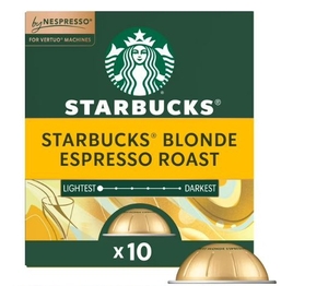 lot 2863 image: Starbucks Nespresso Vertuo Coffee Pod Variety Pack 10 capsules