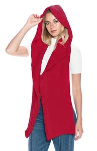lot 2877 image: BASICO 5 Colors Knitted Hooded Scarf for Women Men Winter Balaclava Holiday Gift Scarves - Cream White, Caramel, Light Grey, Heather Greay, Black (Wavy Red)
