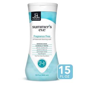 lot 2887 image: Summers Eve Fragrance Free Feminine Cleansing Wash - 15 fl oz