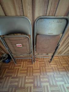 lot 668 image: Samsonite Metal Folding Chairs Set