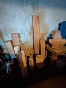 lot 678 image: Natural Wood Lumber Pieces Collection