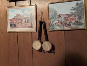 lot 3165 image: Coca-Cola Country Store Print with Gold Frame
