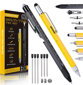 lot 69920 image: 9 in 1 Multitool Pen Set - Retail $12