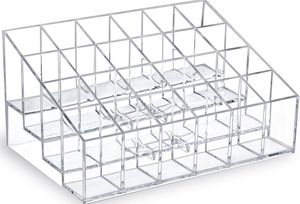 lot 69948 image: Lipstick Organizer,Small Clear Plastic Compact Lip Gloss Chapstick - Retail $7