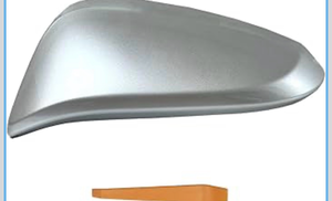lot 69966 image: Left Driver Side Mirror Cover Cap Silver - Retail $27