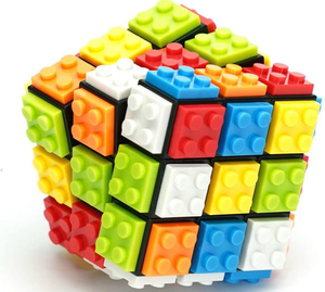 lot 69976 image: 3x3 Speed Cube Stress Relief Toys Black - Retail $10