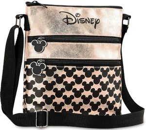 lot 69989 image: Disney Cross Body Bag for Women, Rose Gold - Retail $26