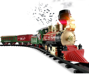 lot 69994 image: Christmas Train Set for Under The Tree - Retail $40