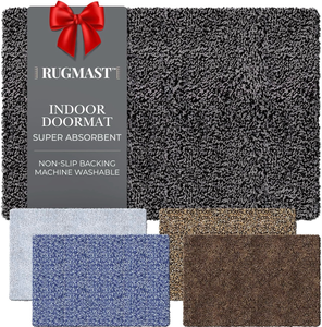 lot 69997 image: Premium Soft Plush Fiber Indoor Door Mat - Retail $40