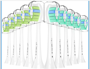 lot 70001 image: Replacement Toothbrush Heads Compatible with Philips Sonicare Electric Toothbrushes - Retail $10
