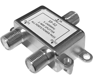 lot 70042 image: Coaxial Cable Splitter 2 Way - Retail $6