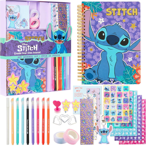 lot 70046 image: Disney Stitch DIY Journal Kit For Girls Teens - Retail $27