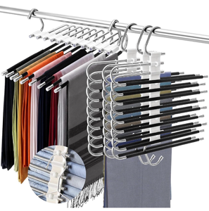 lot 70050 image: Pants Hangers Space Saving 9 Layers - Retail $20