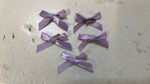 lot 70055 image: Hair Clips with Bows Cute Satin Alligator Clips - Retail $4