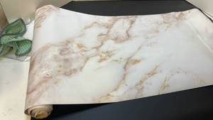 lot 70078 image: Marble Pattern Peel and Stick Wallpaper - Retail $15