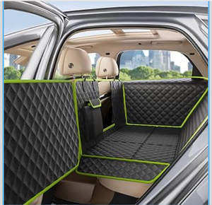 lot 70083 image: Pecute Dog Car Seat Cover for Back Seat 53.54  23.62 in - Retail $100
