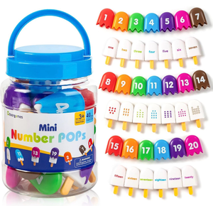 lot 70089 image: Numbers 1-20 Popsicles - Retail $18