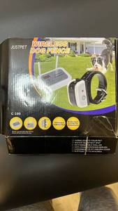 lot 70094 image: JustPet Wireless Dog Fence System C-100 - Retail $89