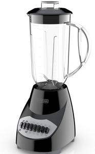 lot 70099 image: BLACKDECKER Crush Master Blender, 10-Speeds with Stainless Steel Blades, Black, BL2010BP - Retail $35