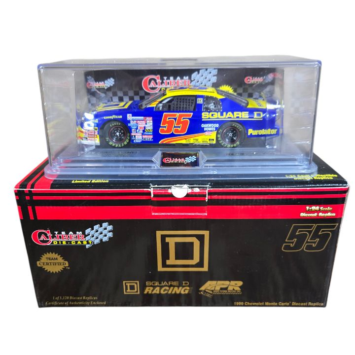 lot 50 image: 1999 Team Caliber Square D NASCAR #55 Diecast Model Car