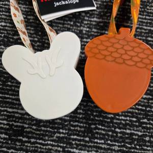 lot 118 image: Jackalope and Acorn Light-Up Childrens Necklaces