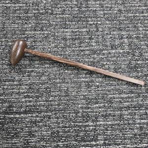lot 124 image: manual wooden massage hammer used for percussive therapy