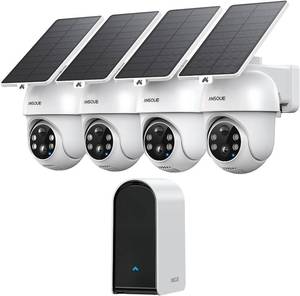 $280 Wireless Security Camera System, 4-Camera Kit, 2K Night Vision