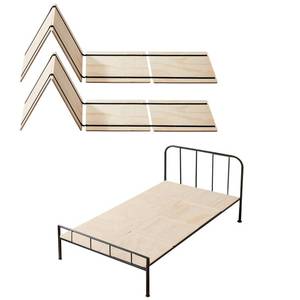 lot 73122 image: VEVOR Bunkie Board Twin Size, 35 x 71 Foldable Box Spring, 0.4 Thicker Wooden Bed Boards for Under Mattress, Bed Slats with No Assembly Required, Easy-to-use Bed Support Board
