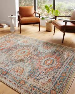 lot 21862 image: Loloi Jocelyn Collection JOC-03 MistMulti 2-3 x 4-0 .38 Thick Accent Rug