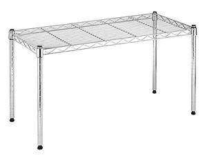 lot 21864 image: Whitmor 1 Tier Shelving Units, Wire Rack Storage Organizer, 30 L x 14 W x 15 H, Chrome