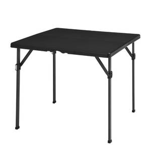 lot 21983 image: Amazon Basics 34 inch Dining Table, Black, 33.9 x 29.1 x 33.9 inch, Square
