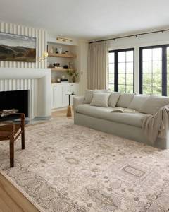 lot 21998 image: Loloi Teagan Collection TEA-03 IvorySand 2-8 x 10-6 Runner Rug, Large, Soft Neutral Rug, High-Traffic for Living Room, Bedroom, Home Office, Dining Area