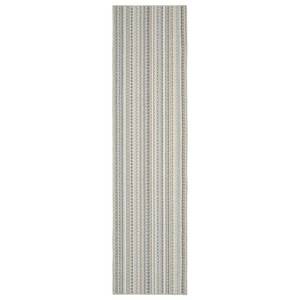 lot 22102 image: Garland Rug Carnival Stripe Non-Slip Recycled 2 x 8 Random Earthtone Stripes Area Rug �� Modern, Stain-Resistant, Ideal for Living Rooms & High-Traffic Areas