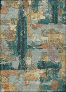 lot 11545 image: Addison Rugs Chantille ACN2212 Seafoam 18 x 26 IndoorOutdoor, Machine Washable, Easy Clean, Non Shedding, Bedroom, Living Room, Dining Room, Kitchen, Patio Rug