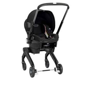 lot 16004 image: Evenflo Shyft DualRide Preemie and Infant Car Seat Stroller Combo 3-30lbs (Ayer Pink) - Retail $599