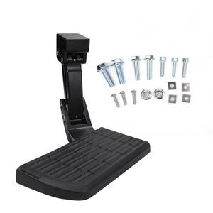 lot 16012 image: Truck Rear Bed Step Compatible with Ford F150 2021 2022 2023 Retractable Bumper Bedstep, (Excludes Dual Exhaust) - Retail $99