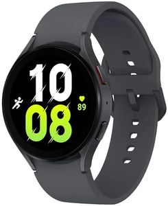 lot 16021 image: SAMSUNG Galaxy Watch 5 44mm Bluetooth Smartwatch wBody, Health, Fitness and Sleep Tracker, Improved Battery, Sapphire Crystal Glass, Enhanced GPS Tracking. - Retail $75