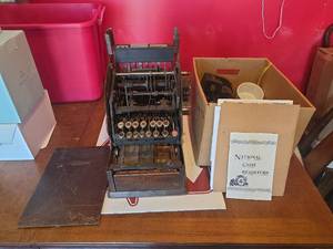 National Cash Register with Documents