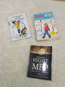 lot 36 image: Childrens Book Collection - Harriet the Spy, Nate the Great, and Whats Right with Me