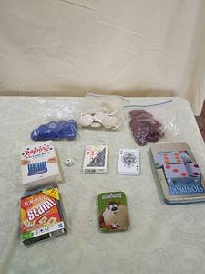 lot 60 image: Family Game Night Bundle with Playing Chips