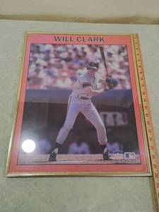lot 88 image: Will Clark MLB Starline Framed Photo
