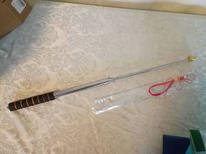 lot 116 image: Professional Martial Arts Metal Bo Staff telescopic