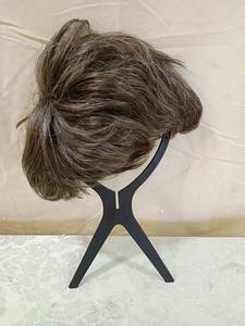 lot 129 image: Dark Brown Human Hair Wig with Natural Wave
