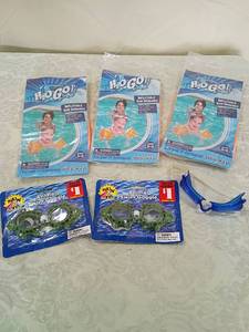 lot 144 image: Kids Swimming Bundle - Bestway Armbands and Goggles Set
